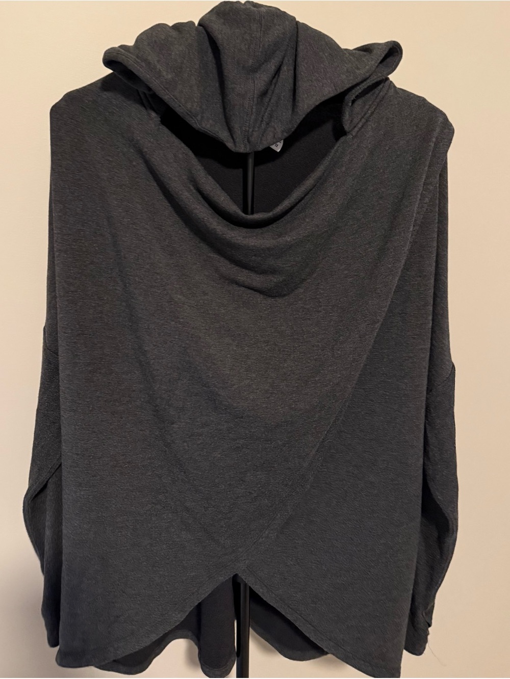 Athleta Purana Charcoal Hooded Wrap